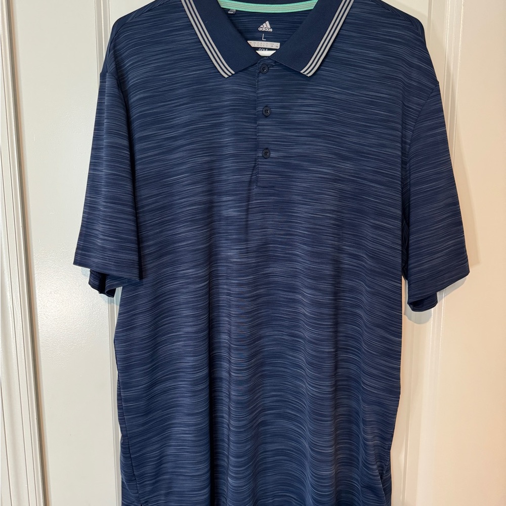 Adidas Golf Navy Blue Polo Shirt